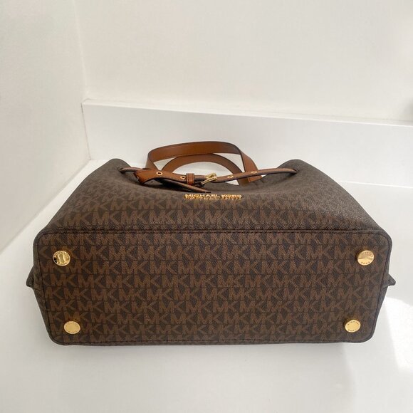 MICHAEL KORS - Emilia - Large Convertible Satchel Crossbody Purse NWOT - Picture 8 of 14